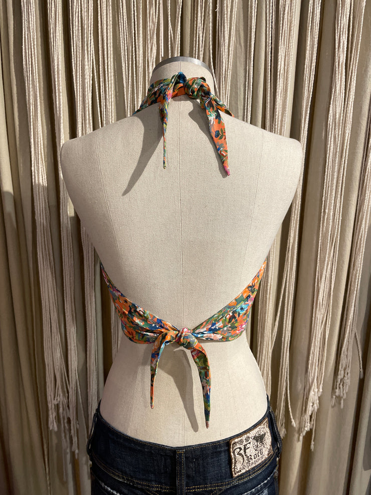 BH HALTER TOP Bouquet small