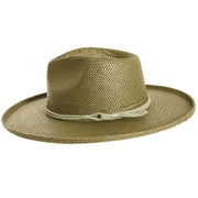 American Hat Makers - Straw Sun Hat Curled Brim - Style Horseshoe Bay