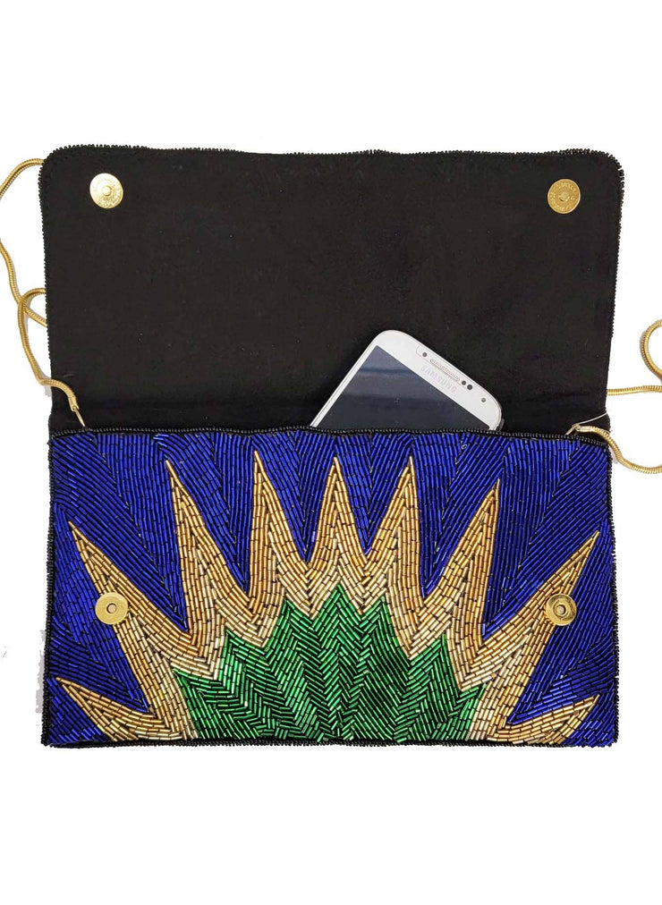 BEADED CLUTCH #STAR BLUE - Bill Hallman- Inman Park