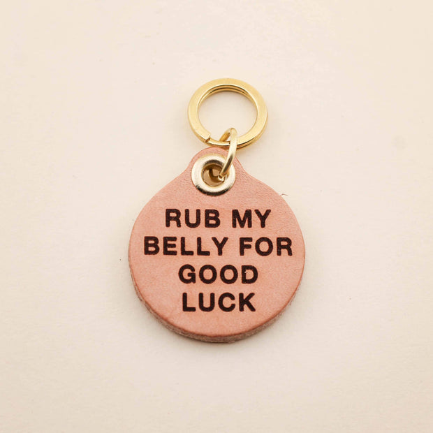 Freshwater Curated Goods - Rub My Belly Pet Tag - Bill Hallman- Inman Park