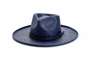 American Hat Makers - Straw Sun Hat Curled Brim - Style Horseshoe Bay