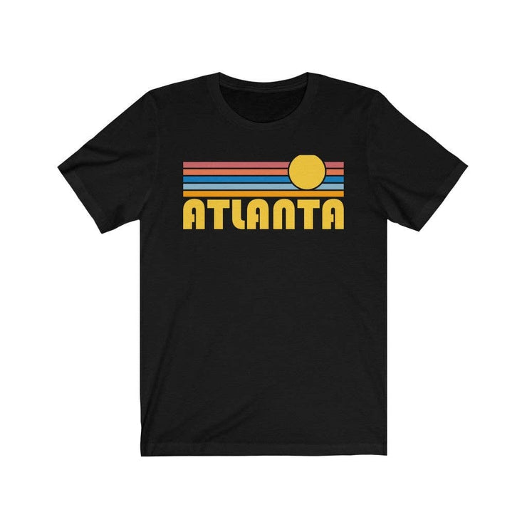 Atlanta, Georgia T-Shirt - Retro Sunrise Adult Unisex Atlanta T Shirt