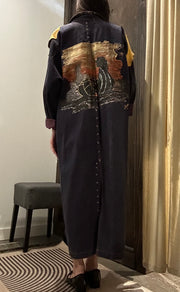 Hand Painted Leather Fringe