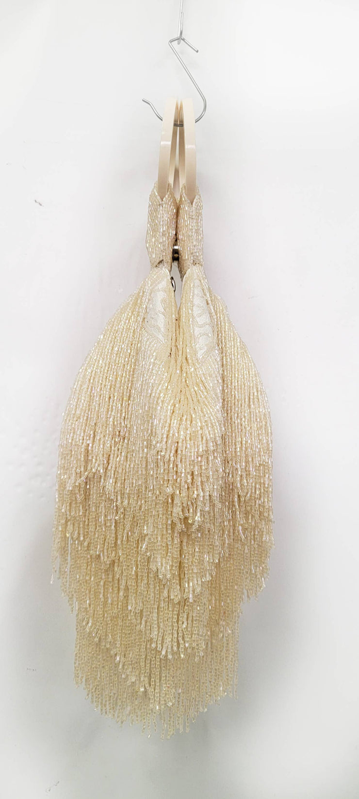 BEADED FRINGE WRISTLET ZIP TOP