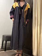 Hand Painted Leather Fringe