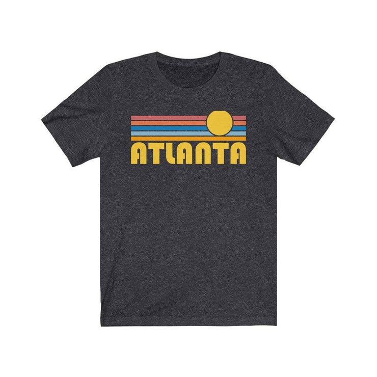 Atlanta, Georgia T-Shirt - Retro Sunrise Adult Unisex Atlanta T Shirt
