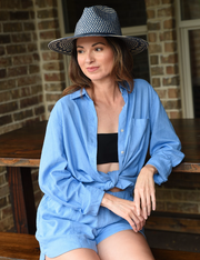 American Hat Makers - Safari Straw Sun Hat - Style Eppie