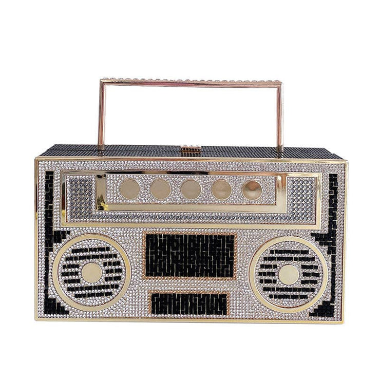 Diamonds Radio Evening Clutch Bag