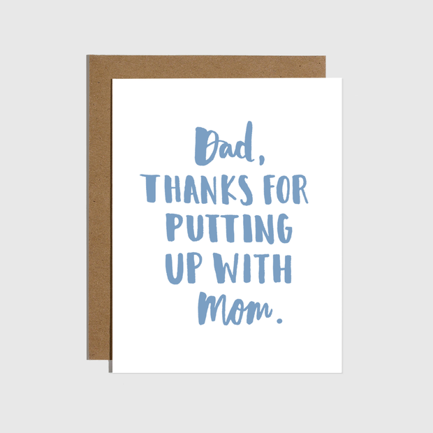 Put Up with Mom Card