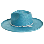 American Hat Makers - Straw Sun Hat Curled Brim - Style Horseshoe Bay