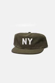 Olive Linen New York Hat