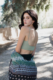 Low Back Ribbed Basic Seamless Bralette 🌸