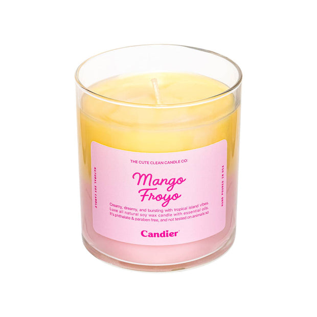 - Mango Froyo Soy Wax Jar Filled Candle Home Decor Gift