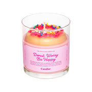 - Donut Worry Novelty Candle Home Decor Gift