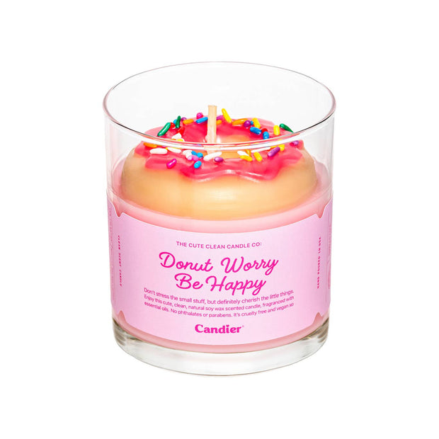 - Donut Worry Novelty Candle Home Decor Gift
