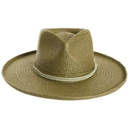 American Hat Makers - Straw Sun Hat Curled Brim - Style Horseshoe Bay