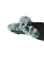 Giant Fluffy Vegan Fur Claw Hair Clip