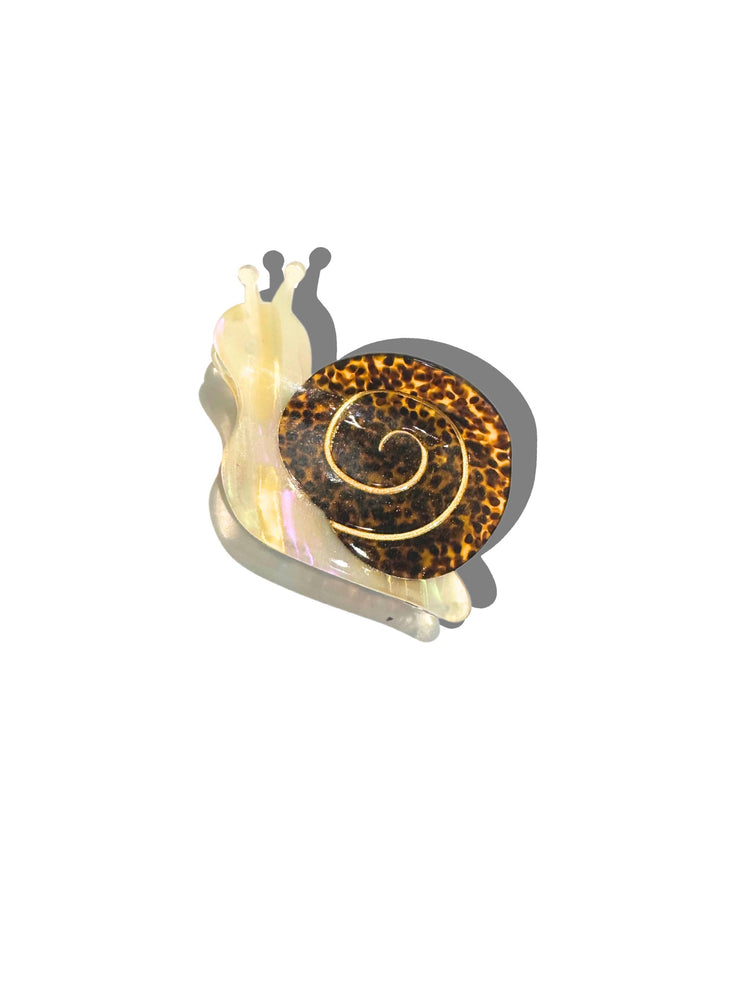 Hand-painted Snail Claw Hair Clip | Eco-Friendly