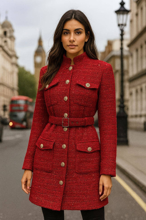 The Vivienne Tweed Longline Coat