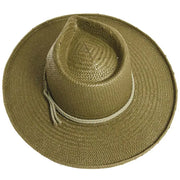 American Hat Makers - Straw Sun Hat Curled Brim - Style Horseshoe Bay