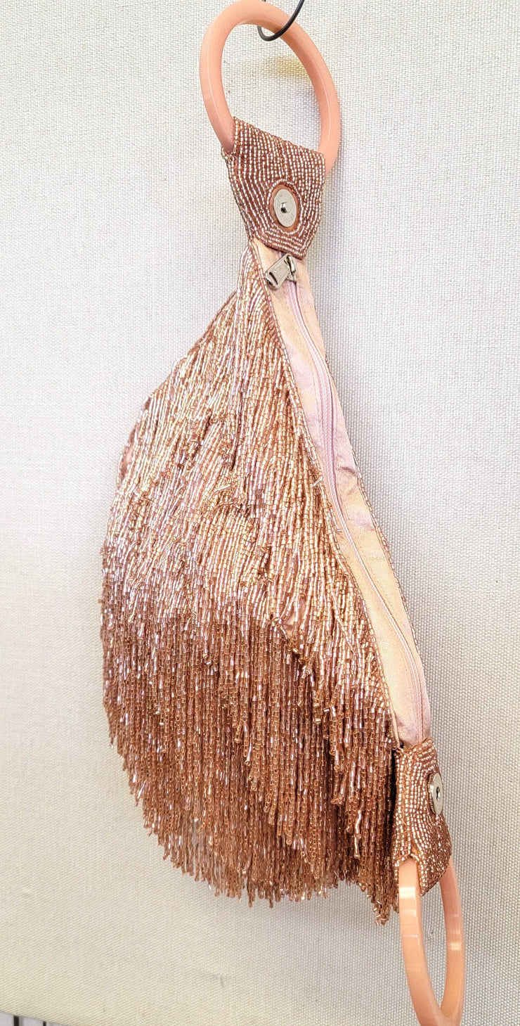 BEADED FRINGE WRISTLET