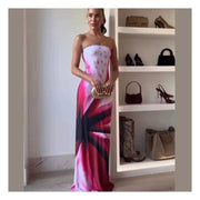 Loose-Fit Floral Print Maxi Dress