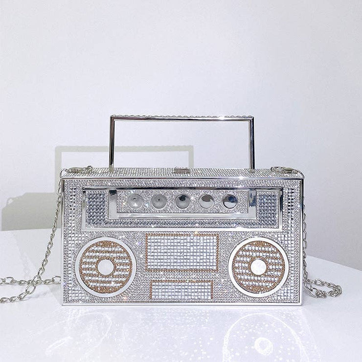 Diamonds Radio Evening Clutch Bag