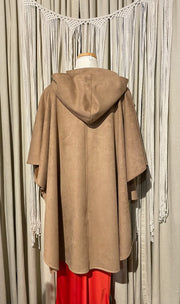 BH SUEDE PONCHO