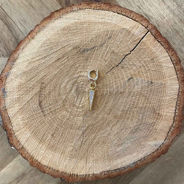 Gold Dart with Gems