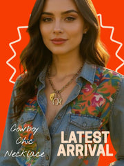 Cowboy Chic Gold Necklace