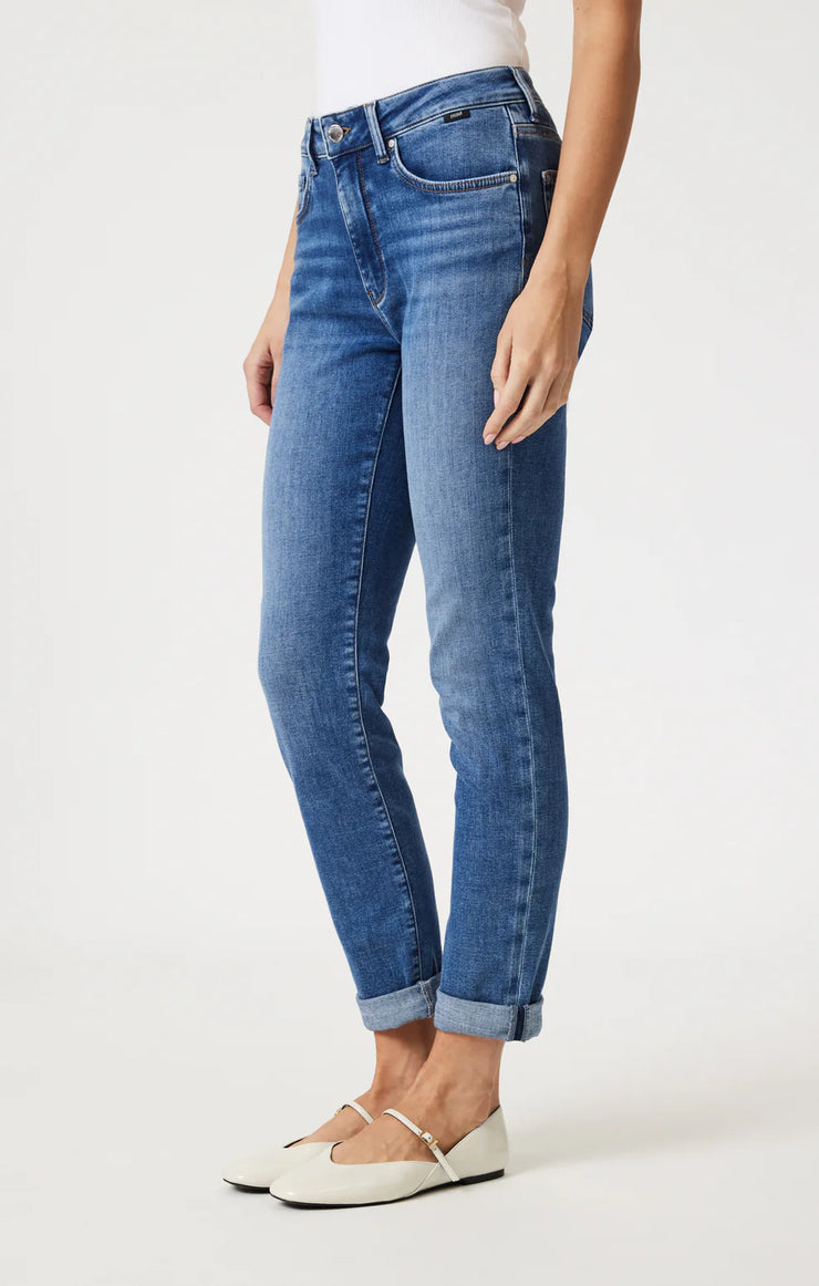 Kathleen mid brushed feather blue