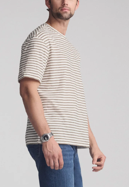 STRIPE TEE BRINDLE