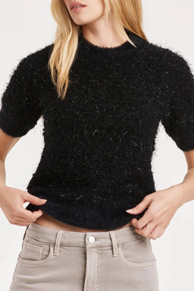 FUZZY SHIMMER SWEATER