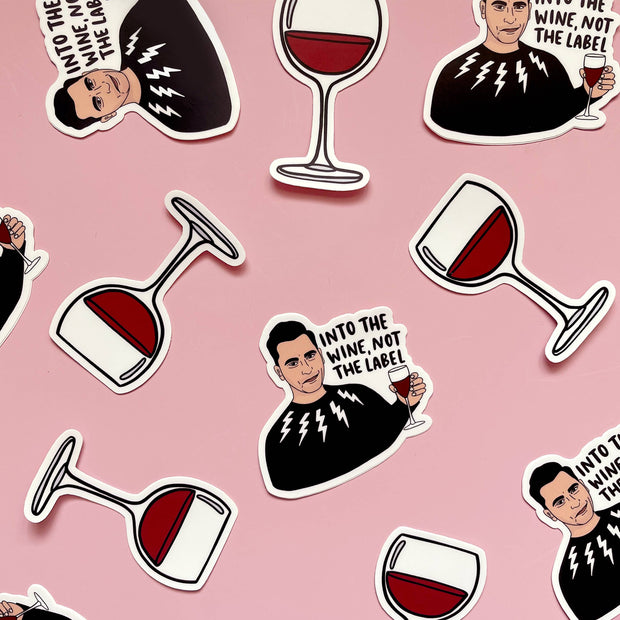 Wine Glass Sticker