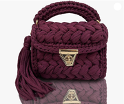 Evening Clutch Bag for Women, Handmade Crochet Wedding Party Purse, Small Flap Formal Crossbody Handbag Evening Clutch