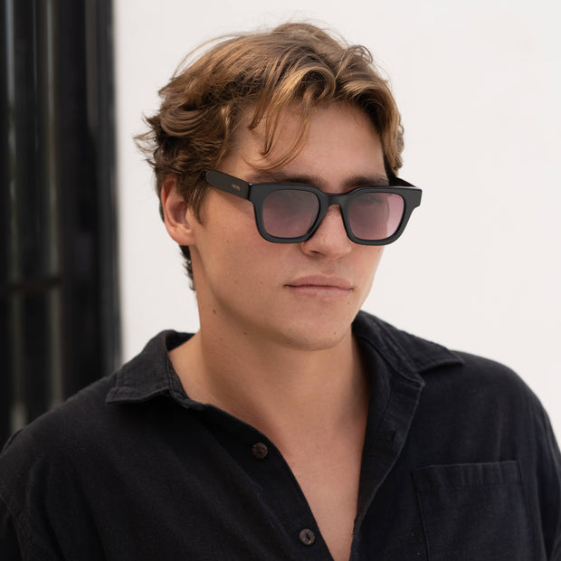Atlas Acetate Mens Rectangular Sunglasses