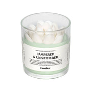 White Lotus Flower Soy Wax Hand Poured Jar Filled Candle