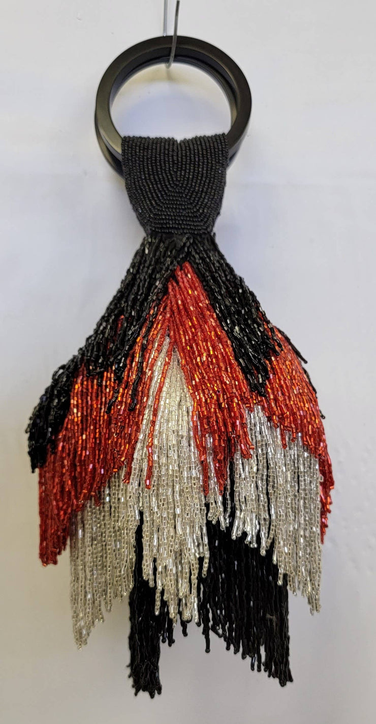 BEADED FRINGE WRISTLET