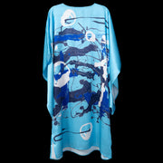 Blue Graffiti Doleman Dress