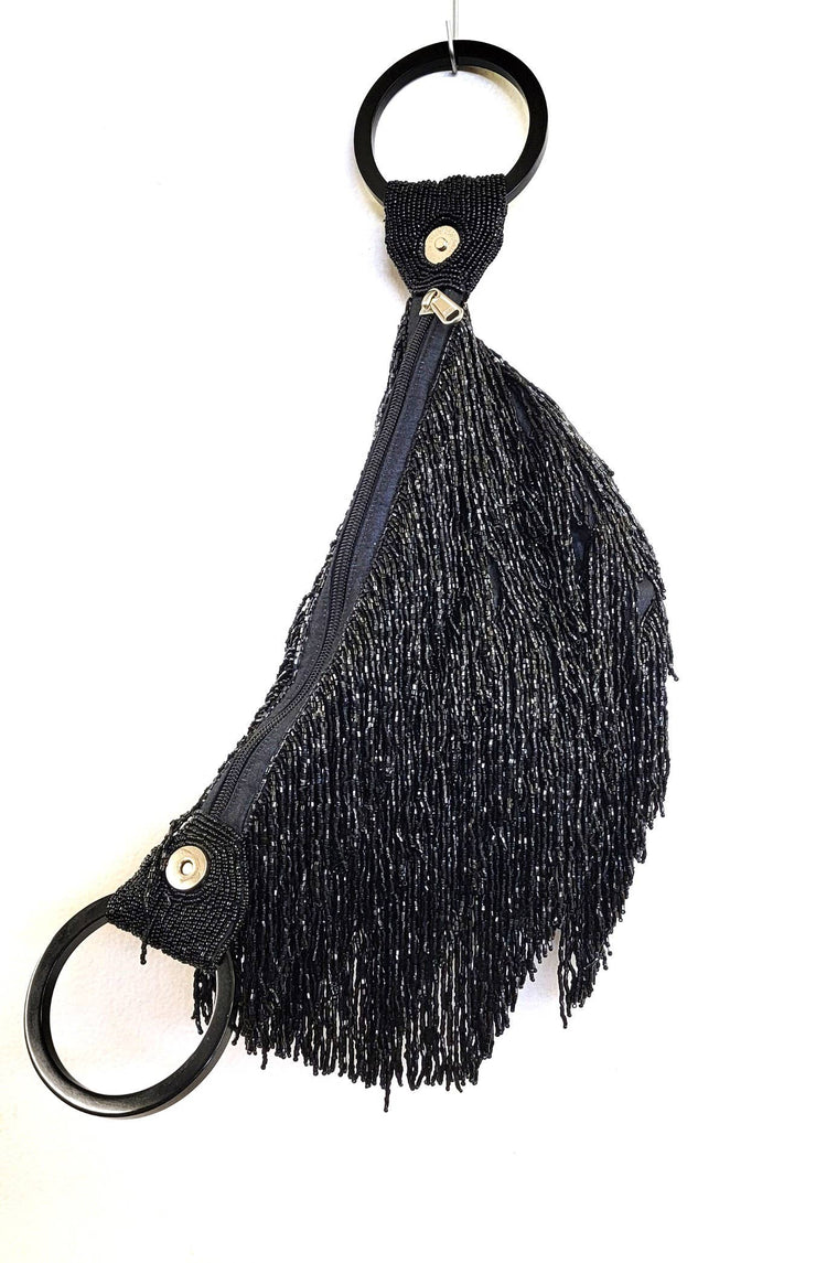 BEADED FRINGE WRISTLET