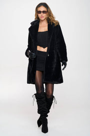 Savannah Faux Fur Coat