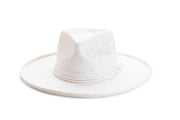 American Hat Makers - Straw Sun Hat Curled Brim - Style Horseshoe Bay