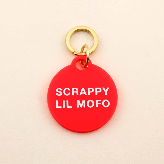 Freshwater Curated Goods - Scrappy Lil Mofo Pet Tag - Bill Hallman- Inman Park