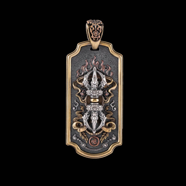 Vajra Pestle Tag Pendant