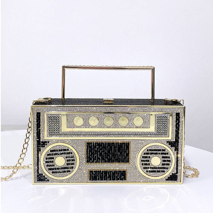 Diamonds Radio Evening Clutch Bag