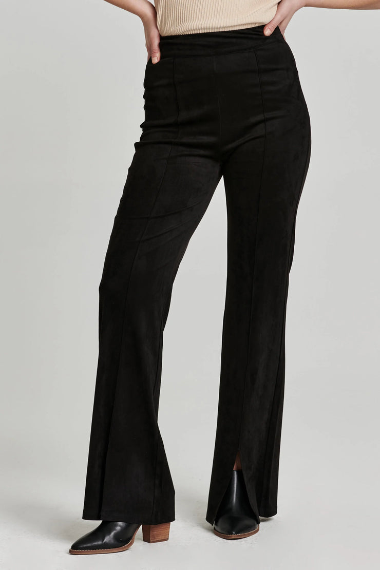 Suede Wide Leg Pant - Bill Hallman- Inman Park