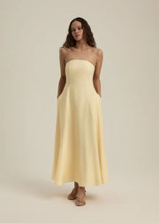 TUBE LINEN DRESS