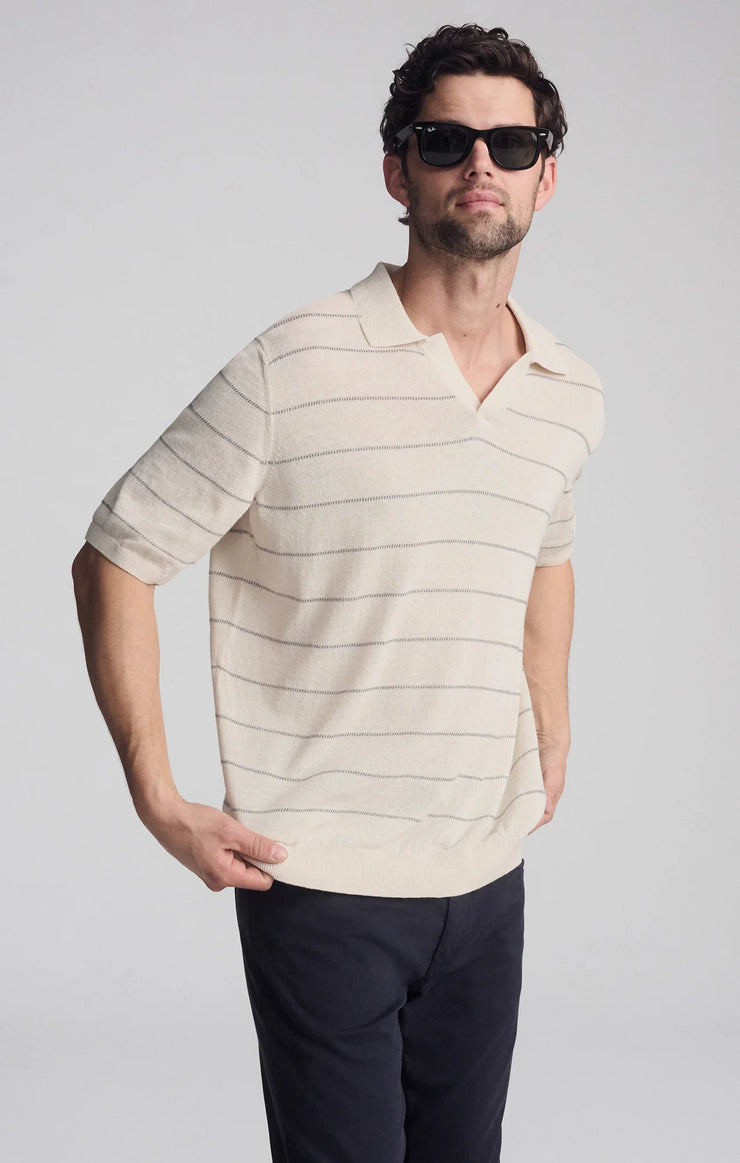 Stripe POLO KNIT