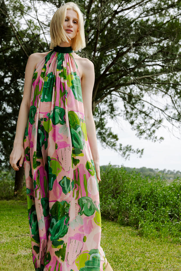 Pink Seashell Maxi Dress