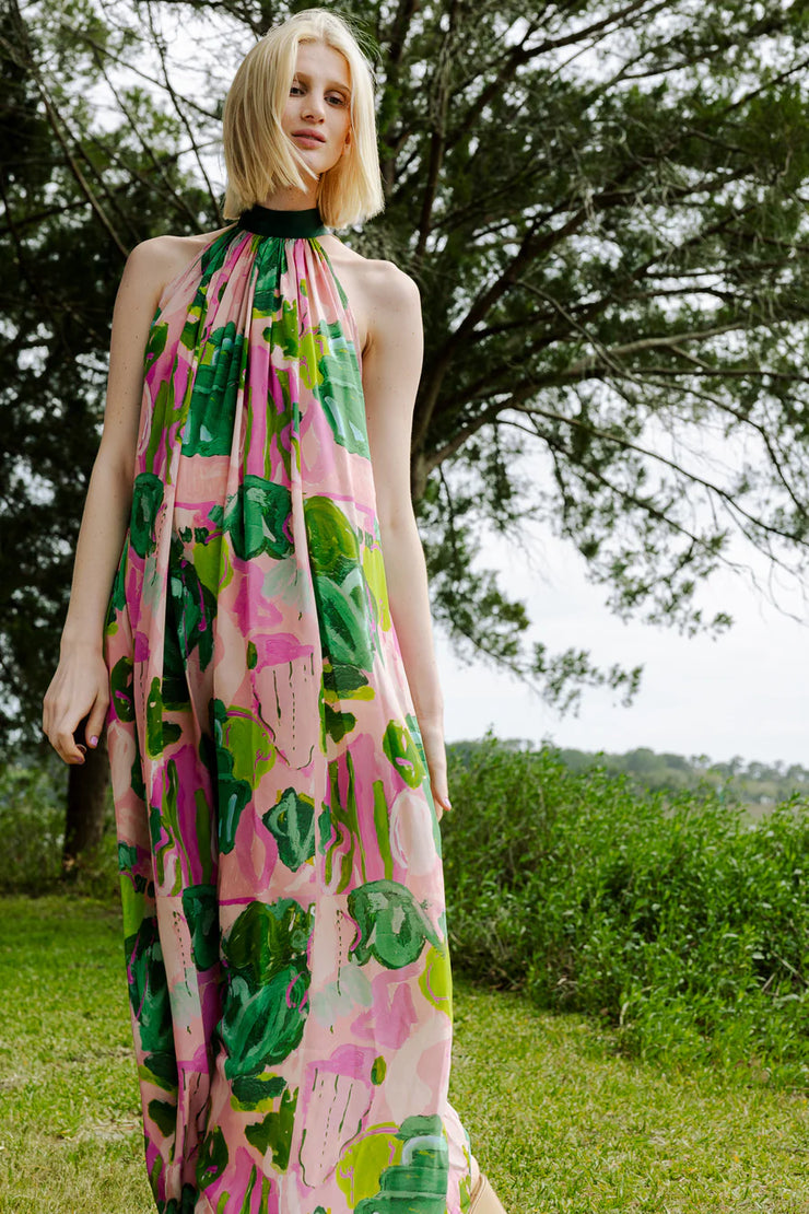 Pink Seashell Maxi Dress